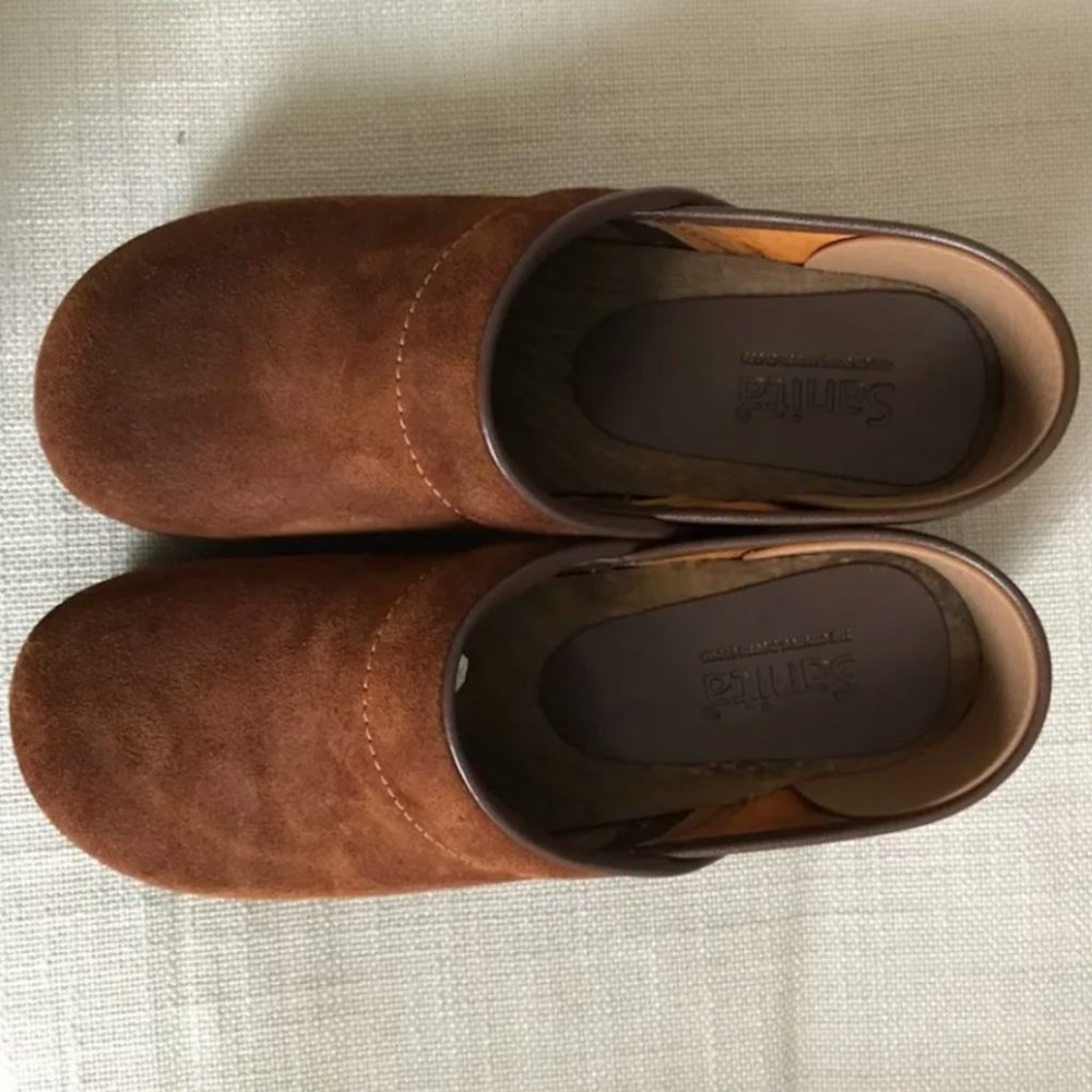 Sanita Nanna Clogs in Cognac (not sold in US)